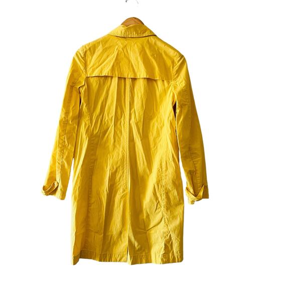 Theory Longline Button Up Jacket Size M Medium Yellow - Picture 2 of 8